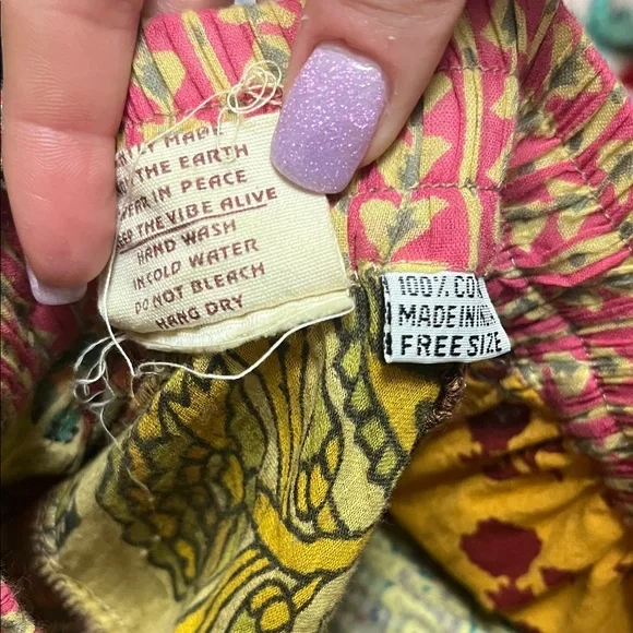 Colorful Patchwork Maxi Skirt - Picture 3 of 4